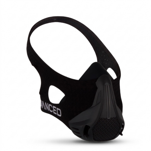 ADVG Altitude Training Mask 1.0, three-quarter view of the left side