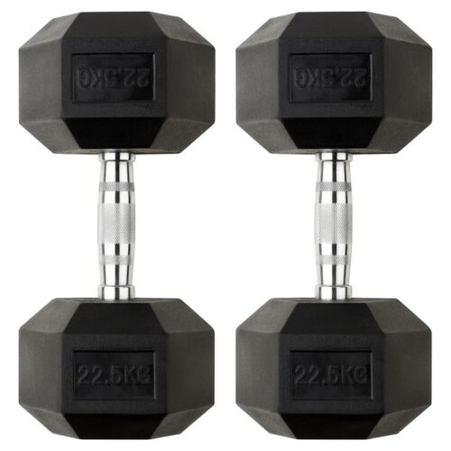 ADVG Hex Dumbbells Set 10-30kg: 2×22 5kg ADVG Hex Dumbbells