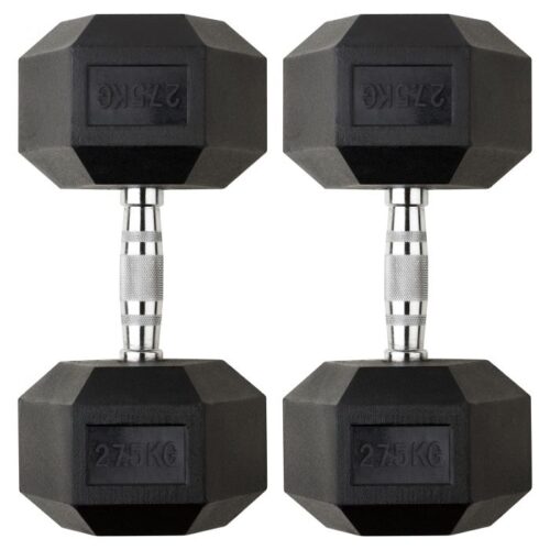 ADVG Hex Dumbbells Set 10-30kg: 2×27 5kg ADVG Hex Dumbbells