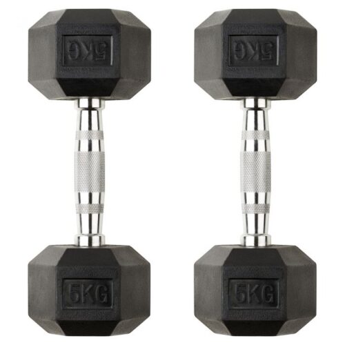 ADVG Hex Dumbbells Pairs 1-40kg: 2x5kg ADVG Hex Dumbbells 2