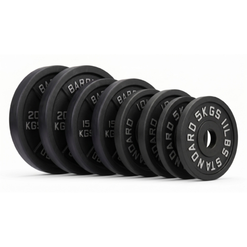 ADVG Steel Deep Dish Bumper Plates 100kg Bundle - 2x5kg 2x10kg 2x15kg 2x20kg
