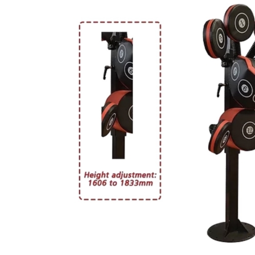 ADVG Adjustable Boxmaster/Sparmaster height adjustment diagram, 1606 to 1833 mm