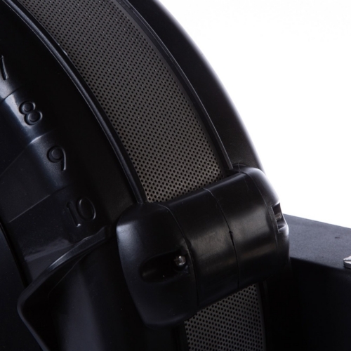 ADVG BikeErg PowerMax 1.0 damper lever close-up on the flywheel housing