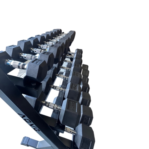 ADVG Hex Dumbbell Set and Rack 2.5kg – 30kg (390kg In Total), photo 2