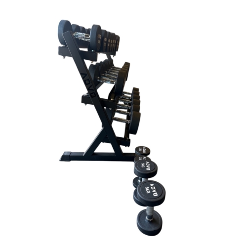 ADVG Round Dumbbells Set 10-30kg and Rack, photo 2