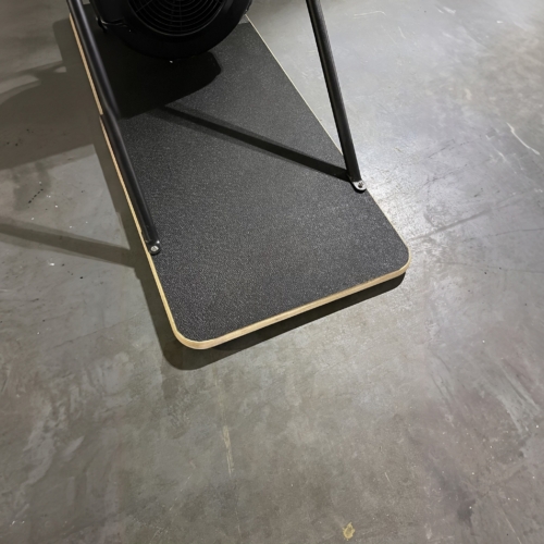 ADVG SkiErg and Stand PowerMax 1.0 floor stand close-up showing the anti-slip top