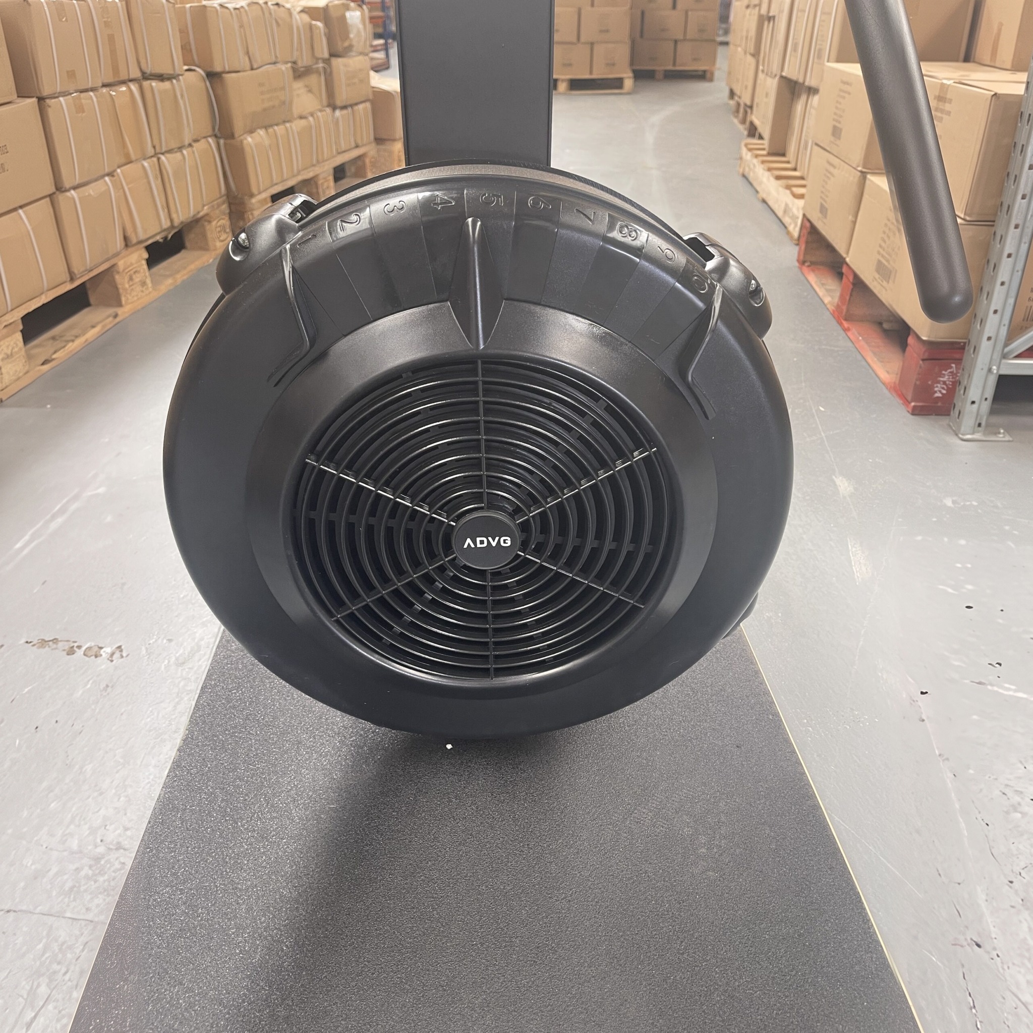 ADVG SkiErg BoxMaster/SparMaster Bundle, SkiErg air flywheel front view