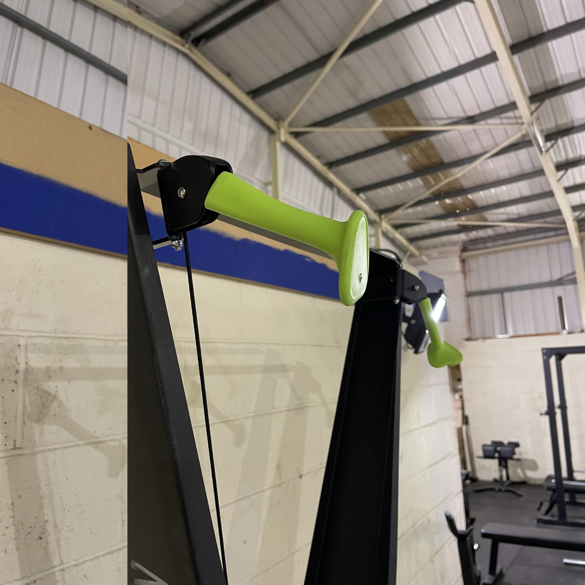 ADVG SkiErg BoxMaster/SparMaster Bundle, SkiErg handle and pulley close-up
