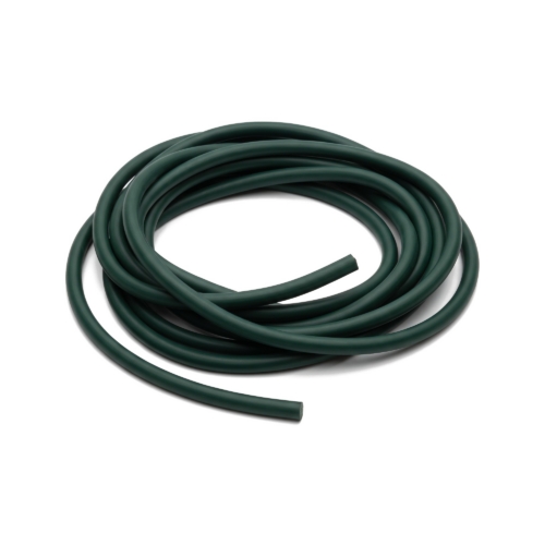 SkiErg shock cord: dark green elastic bungee cord, coiled