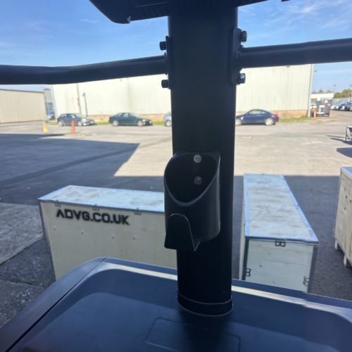 ADVG StepMaster 1.0 console mast and bottle holder close-up